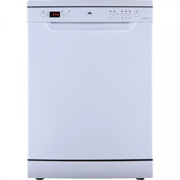 OK ODW 6041-1 E FS – Lavavajillas Compacto de 60 cm y 12 Cubiertos en Color Blanco