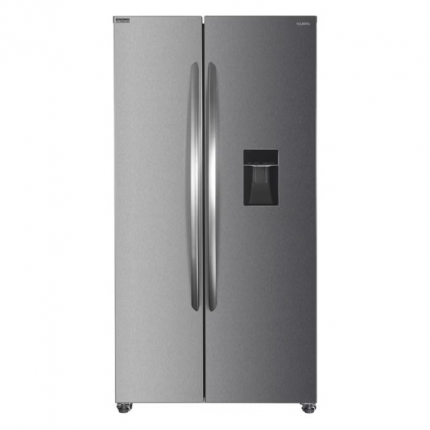 Valberg SBS 529 WD E X742C – Réfrigérateur Américain Inox 177 cm, 529L, No Frost